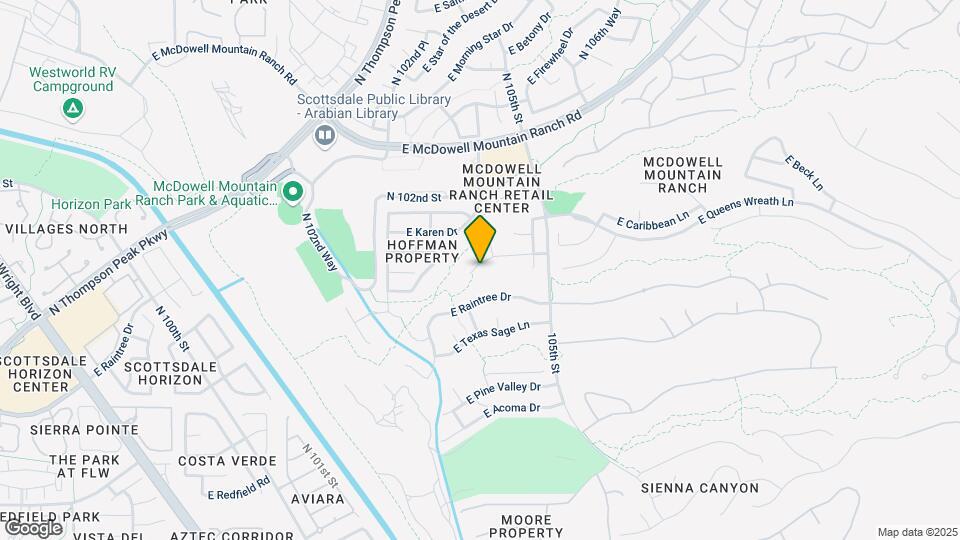 10399 E Hillery Dr Mapa y Detalles de la Ubicación