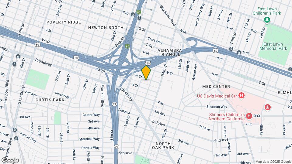 3226 W St Map and Location Details