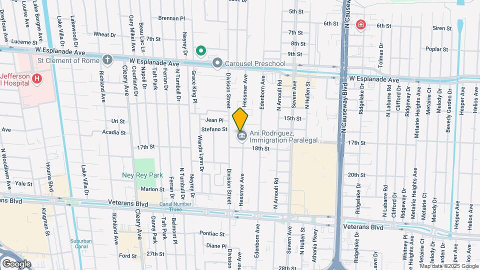 3910-3912 Hessmer Ave Map and Location Details