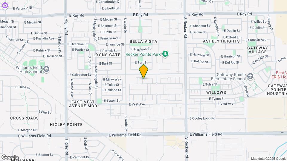 2048 S Agnes Ln Map and Location Details