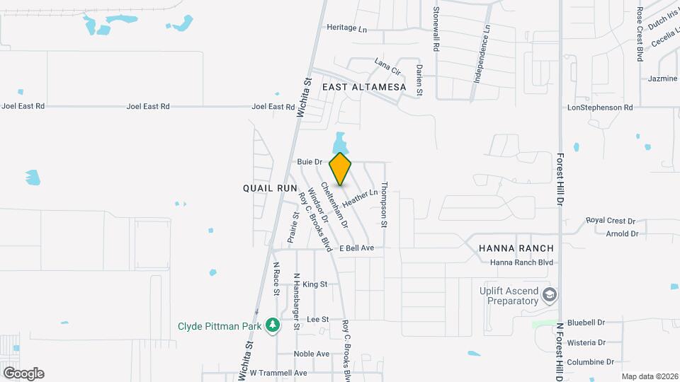 713 Heathcliff Dr Map and Location Details