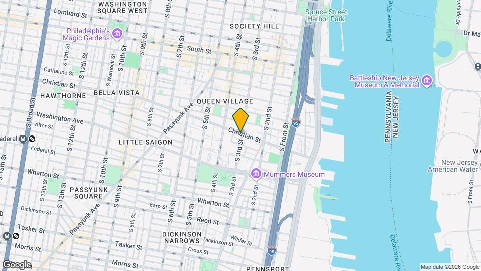 300 Christian St Mapa y Detalles de la Ubicación