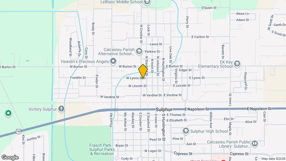 316 N Crocker St Map and Location Details