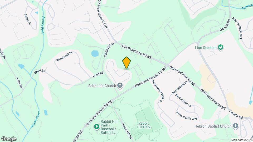 2416 Peach Shoals Cir Map and Location Details