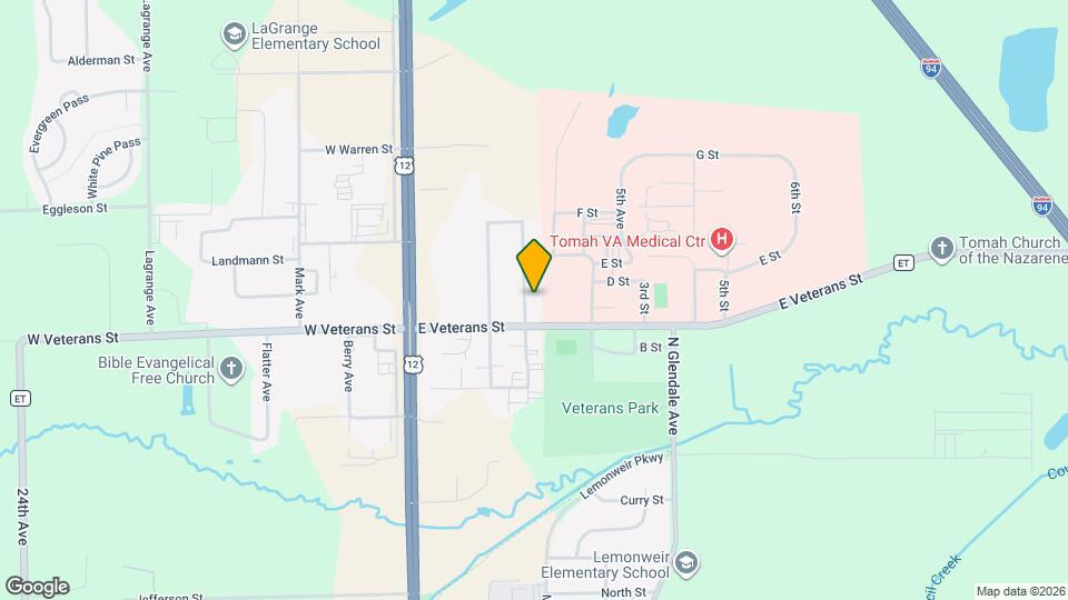 1110 Grandview Ave Map and Location Details