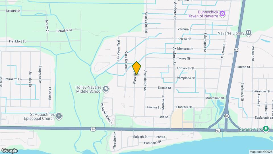 2038 Vizcaya Dr Map and Location Details