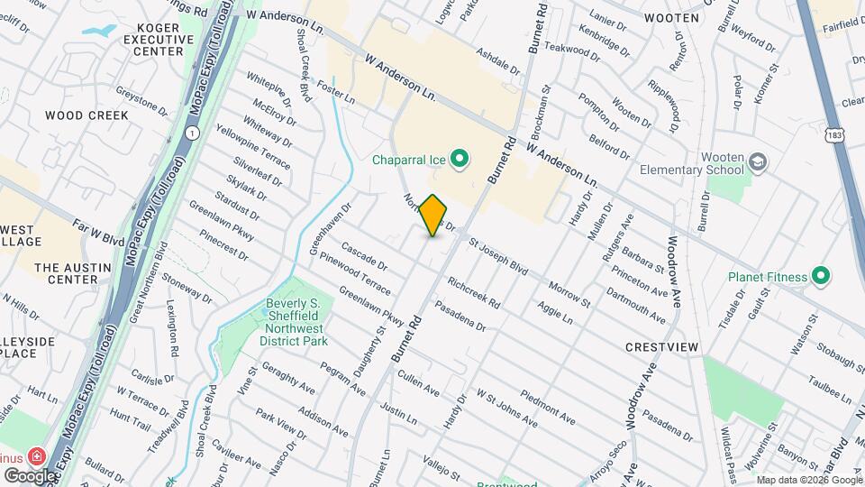 7509 Daugherty St Map and Location Details