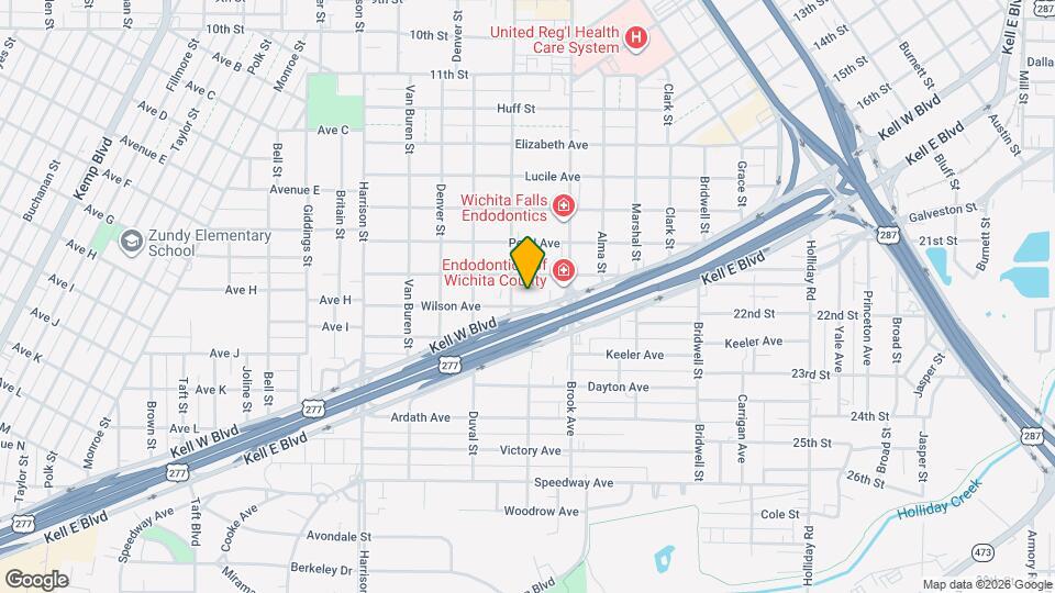 1716 Wilson Ave Map and Location Details