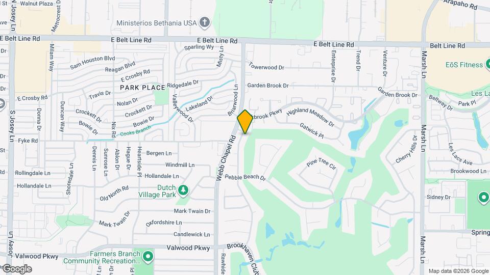 14626 Southern Pines Dr Map and Location Details