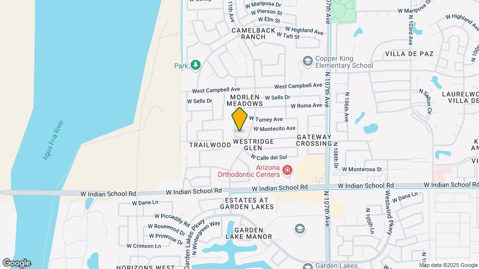 11110 W Glenrosa Ave Map and Location Details
