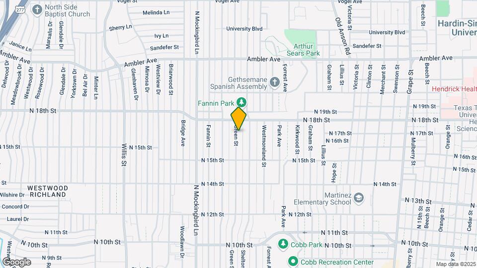 1633 Green St Map and Location Details