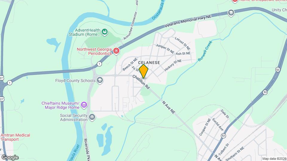 220 Chatillon Rd Map and Location Details