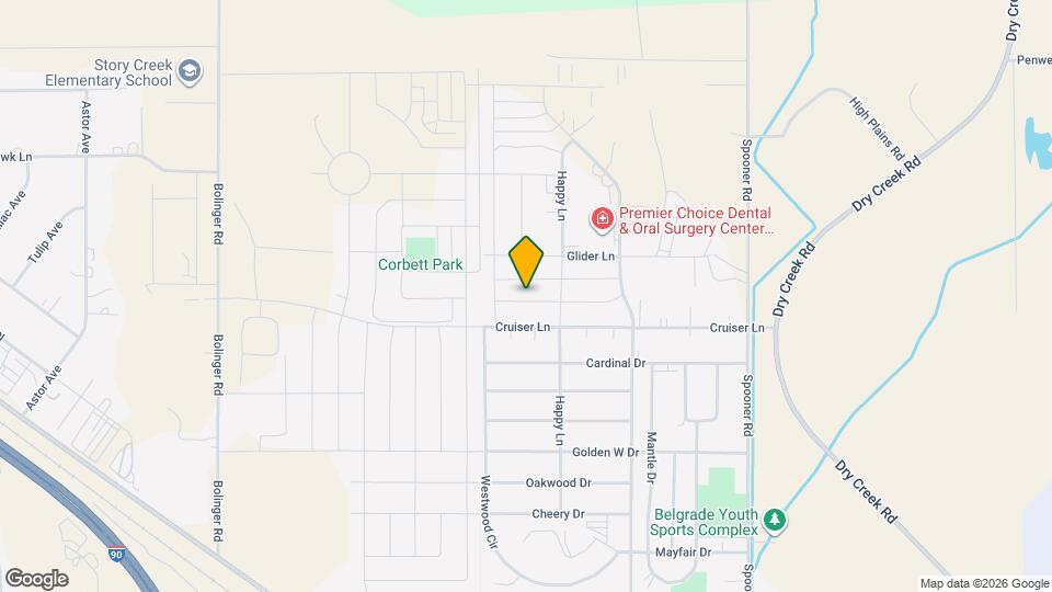 1307 Prairie Dawn Ln Map and Location Details