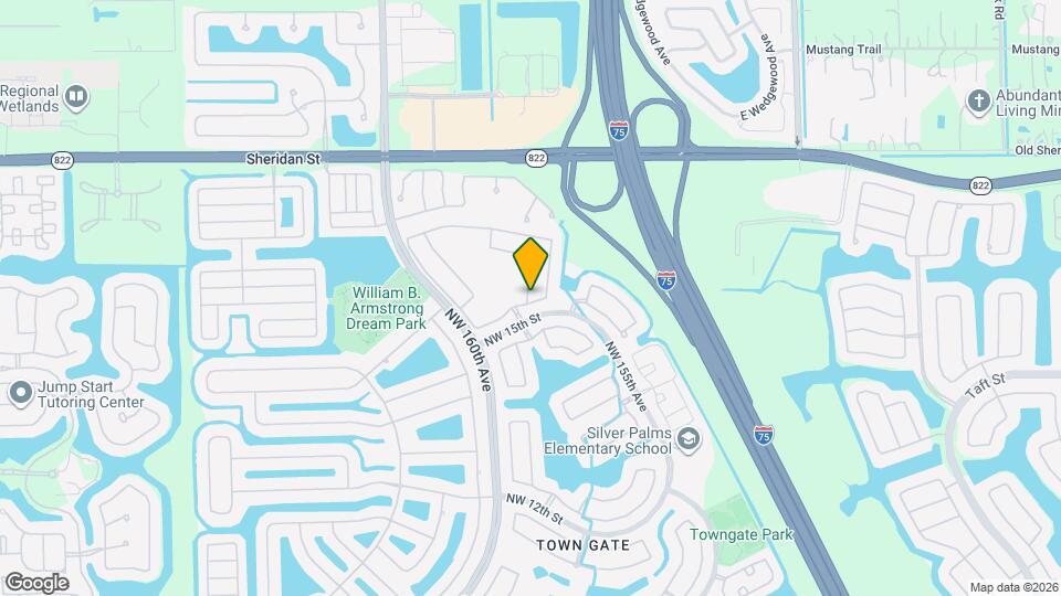 1503 NW 158th Ave Mapa y Detalles de la Ubicación