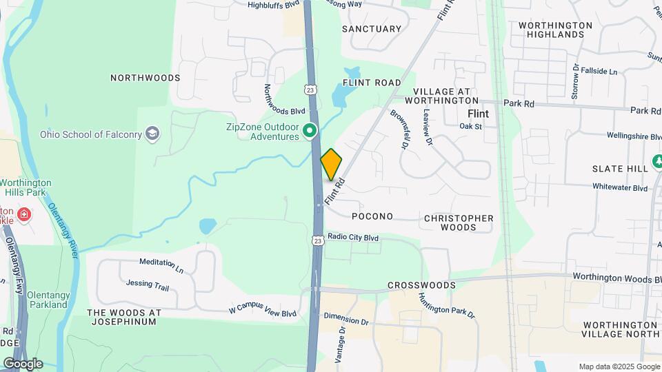 7825 Flint Rd Map and Location Details