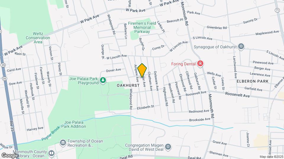 188 Belmar Ave Map and Location Details