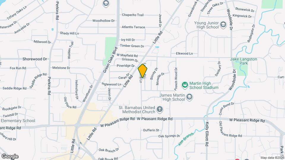 3708 Lasalle Dr Map and Location Details