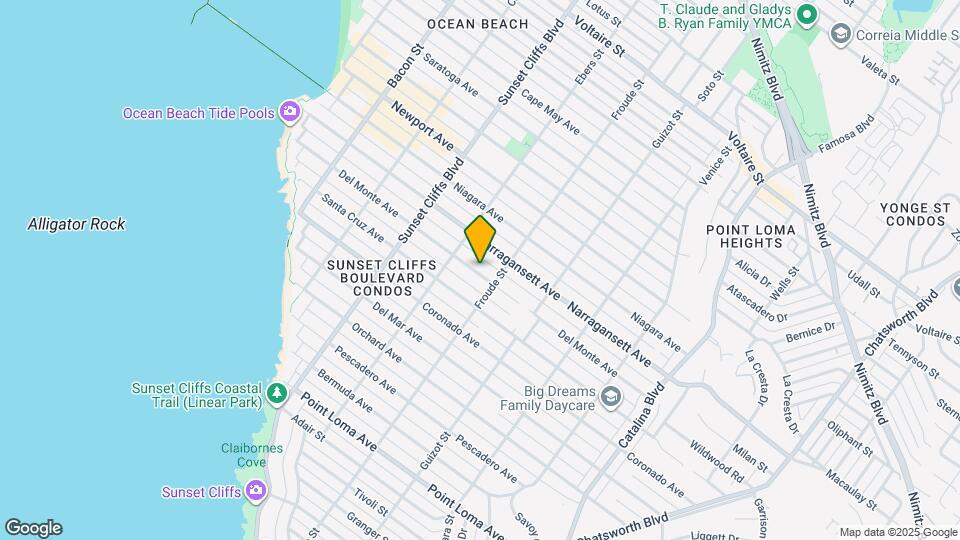 4636 Del Monte Ave Mapa y Detalles de la Ubicación