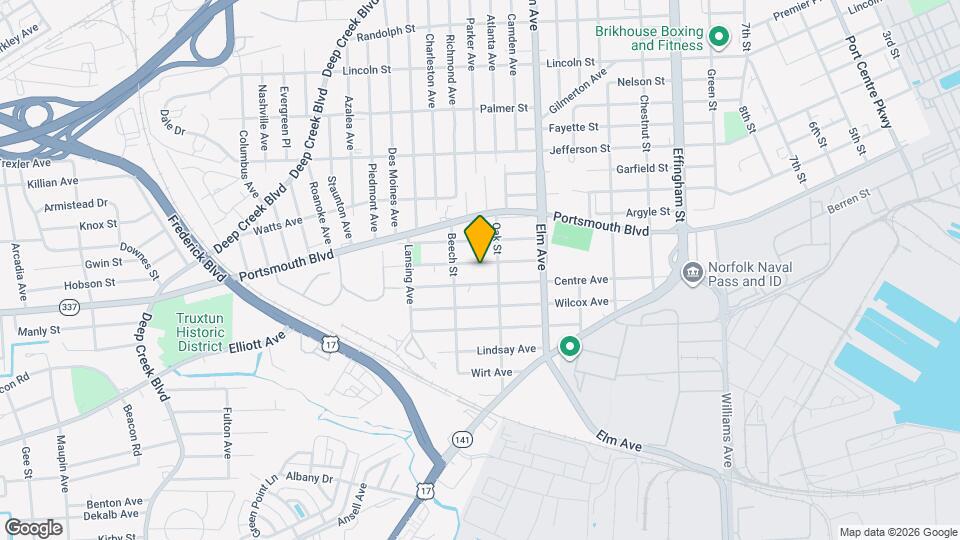 1317 Summit Ave Map and Location Details