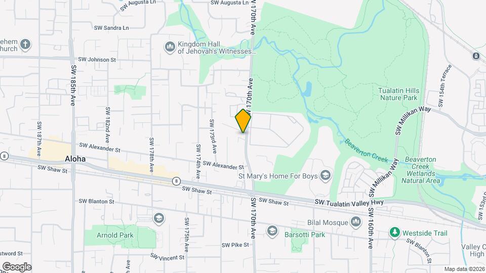 3329 SW Nyssen St Map and Location Details