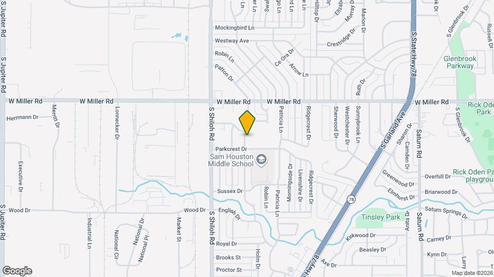 2210 Newcastle Dr Map and Location Details