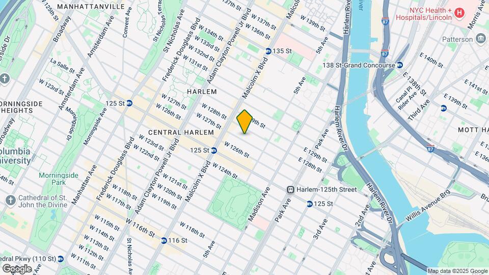43 W 127th St Map and Location Details