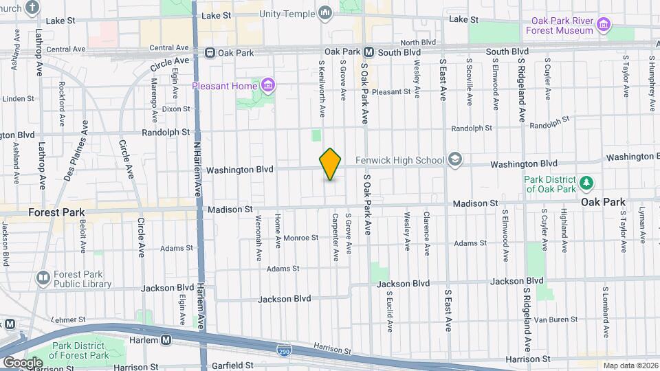420 S Kenilworth Ave Map and Location Details