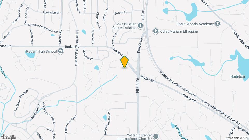 1245 Whitney Pl Map and Location Details