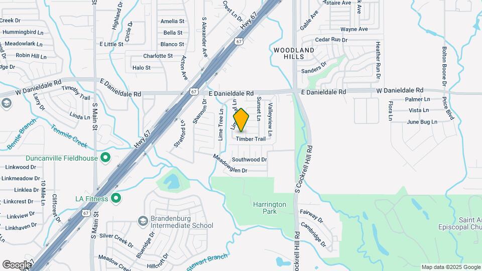 611 Timber Trail Map and Location Details