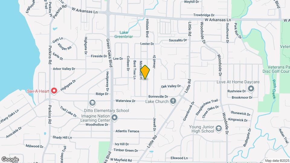 2708 Hilldale Blvd Mapa y Detalles de la Ubicación