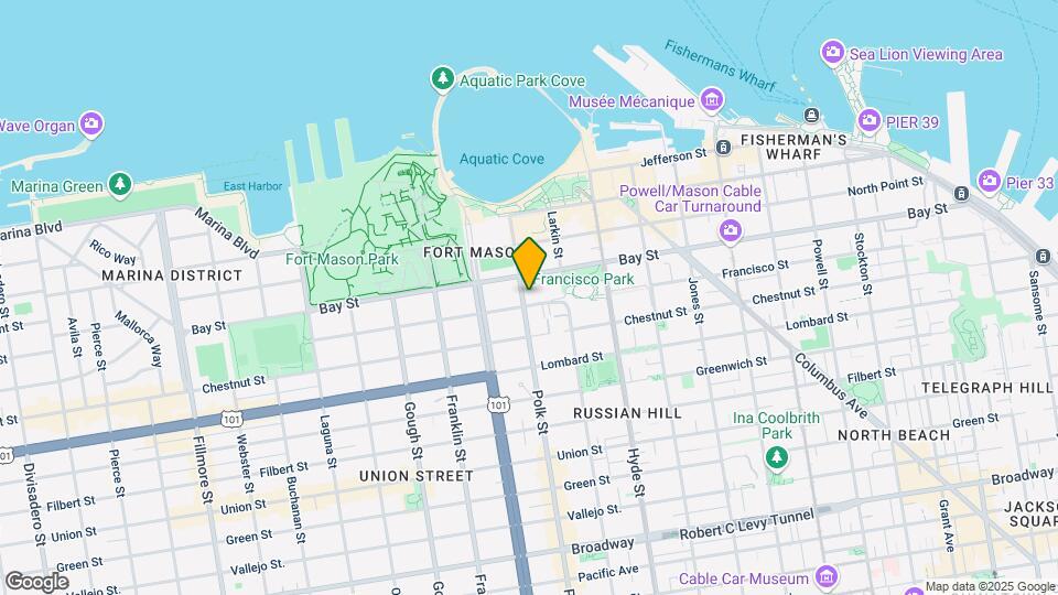 1090 Francisco St Map and Location Details