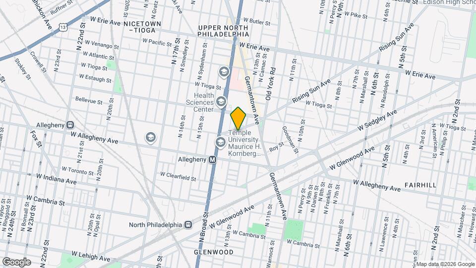 3307 N Park Ave Map and Location Details