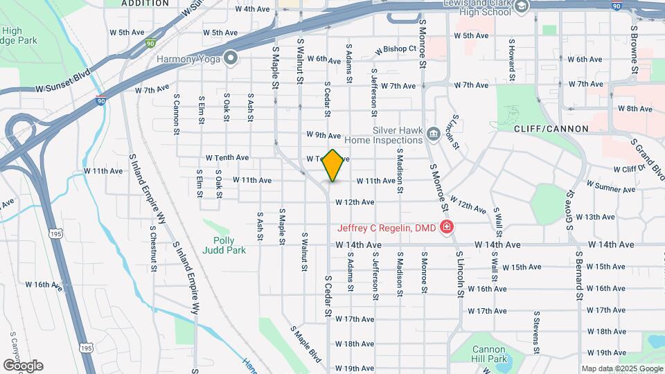 1321 W 11th Ave Mapa y Detalles de la Ubicación