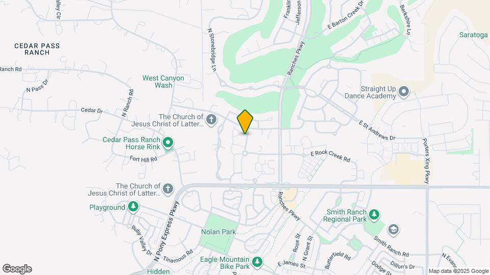 8209 N Cedar Springs Rd Map and Location Details