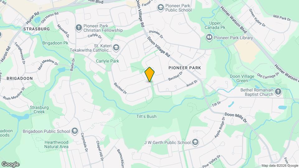 142 Bechtel Dr Map and Location Details