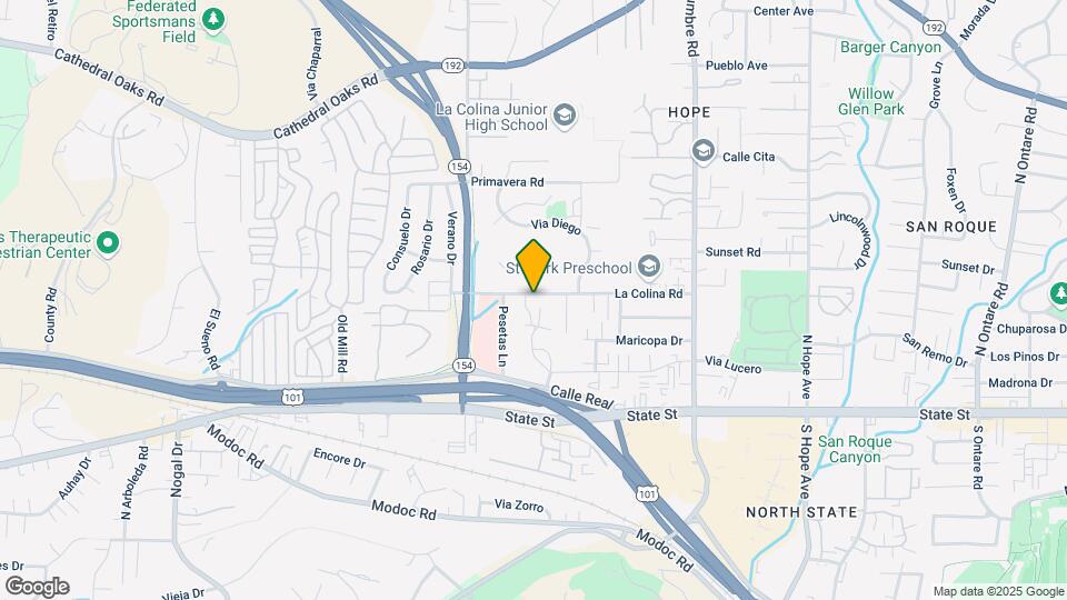 4039 La Colina Rd Map and Location Details