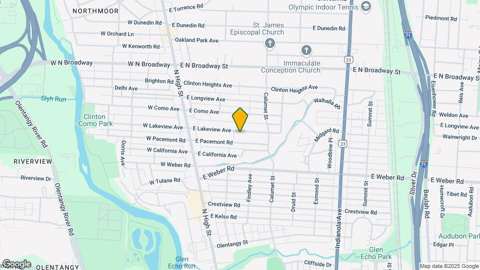 149-151-151 E Lakeview Ave Map and Location Details