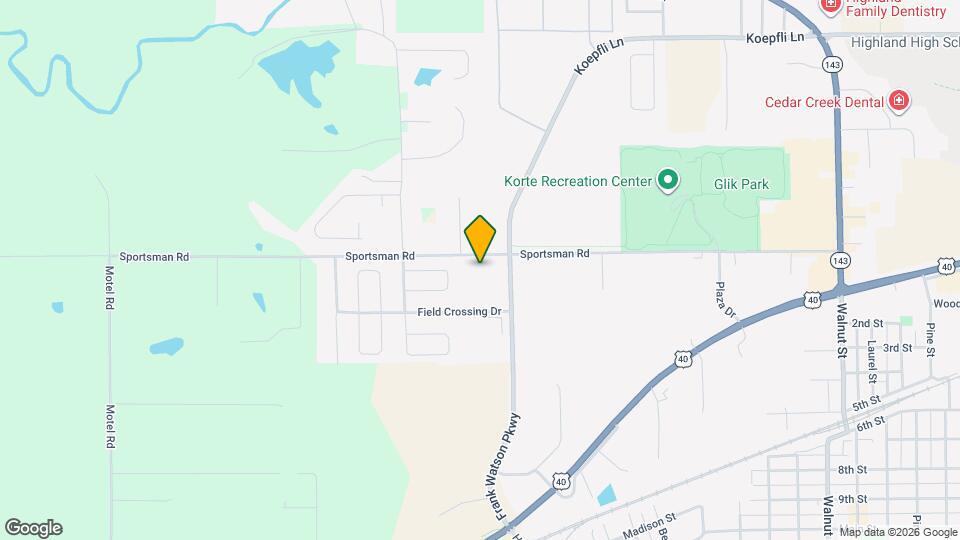 12328 Sportsman Rd Map and Location Details