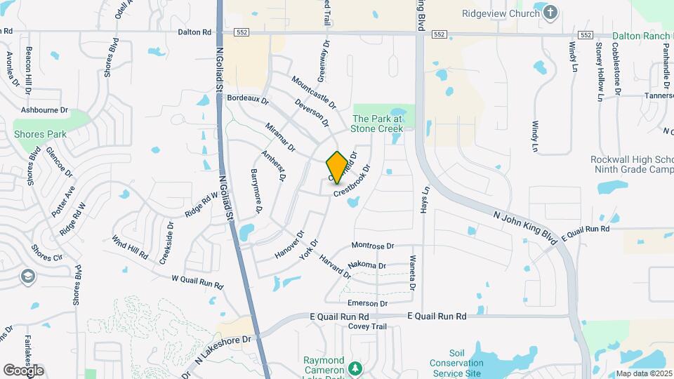 214 Crestbrook Dr Map and Location Details