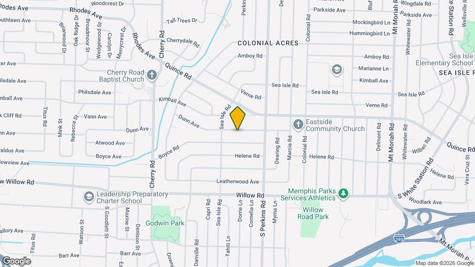 4583 Dunn Ave Map and Location Details