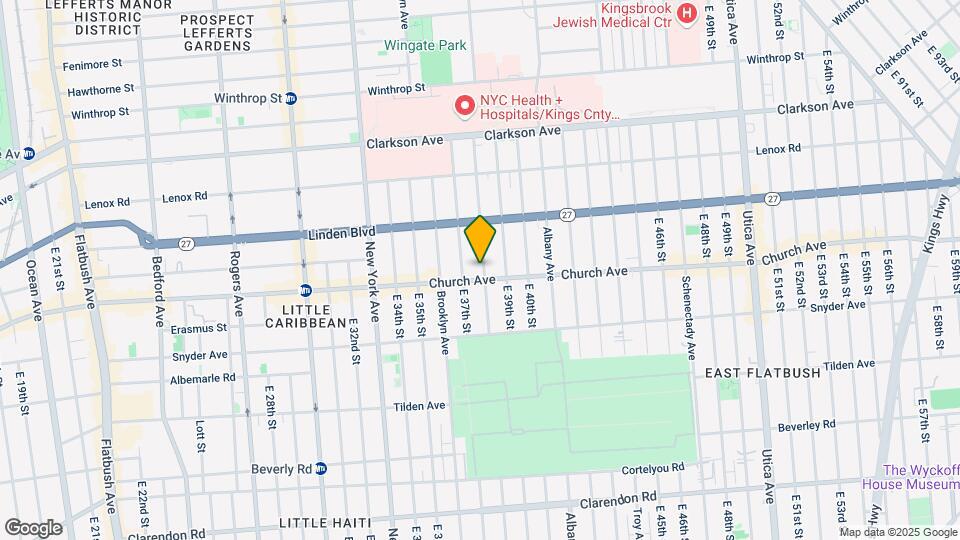 3715-3723 Church Ave Mapa y Detalles de la Ubicación