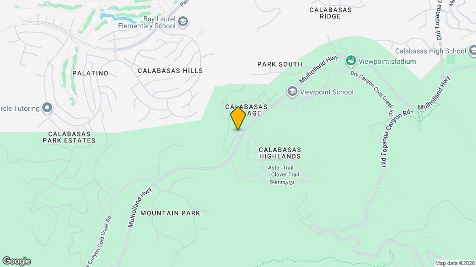 23777 Mulholland Hwy Map and Location Details