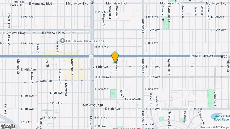 1421 Oneida Street Apartments Mapa y Detalles de la Ubicación
