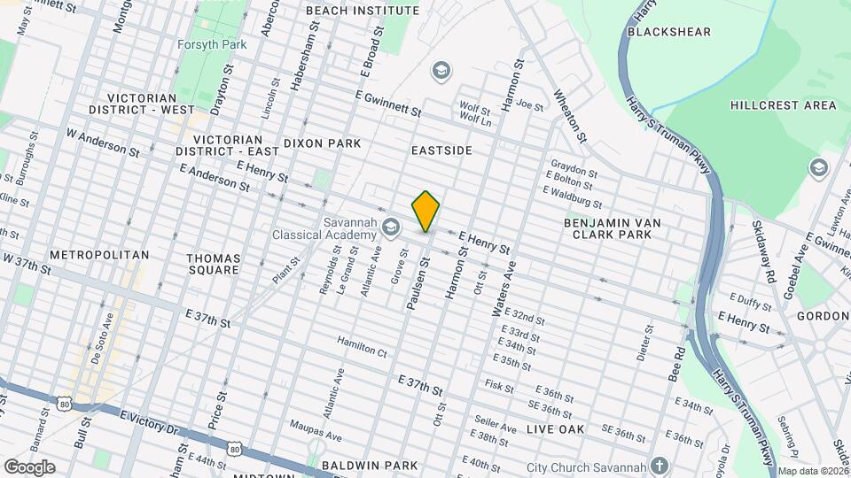 738 E Anderson St Map and Location Details