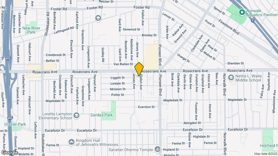 14327 Flallon Ave Map and Location Details