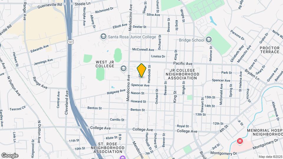 1118 Slater St Mapa y Detalles de la Ubicación