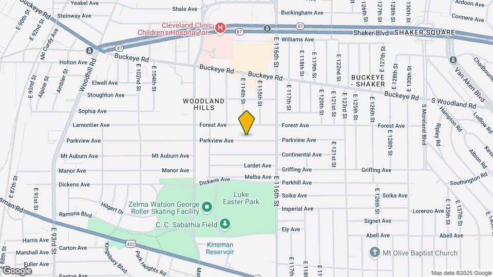 11321 Parkview Ave Map and Location Details