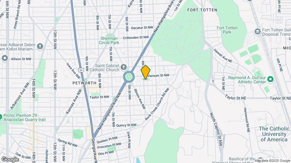 4213 4th St NW Map and Location Details