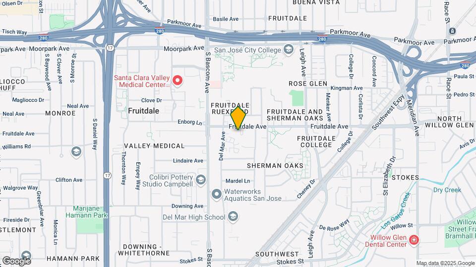 2066 Fruitdale Ave Map and Location Details