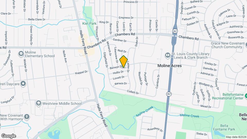 2247 Hollis Dr Mapa y Detalles de la Ubicación